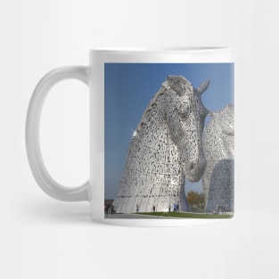 amazing Kelpies in the Helix Park, Falkirk , Scotland. Mug